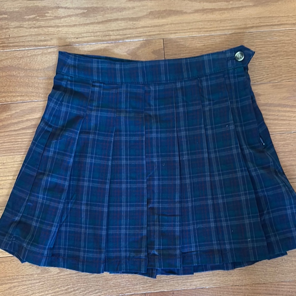 American Eagle Outfitters Blue Skater Mini Skirt